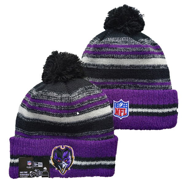 Baltimore Ravens Knit Hats 076